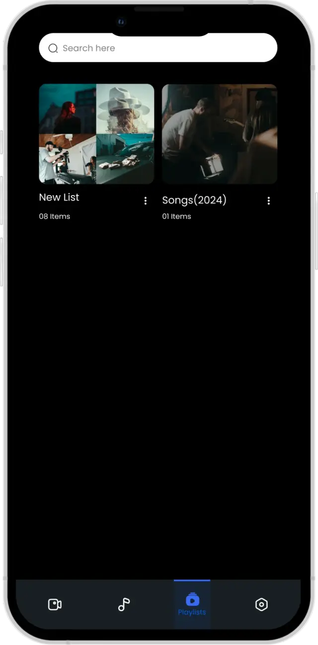 Elegant, Modern & Music-Focused UI design 3