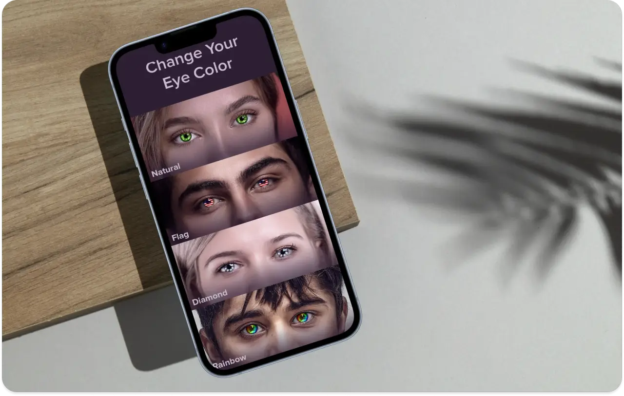Powerful Features for Eye Color Editing & Beauty