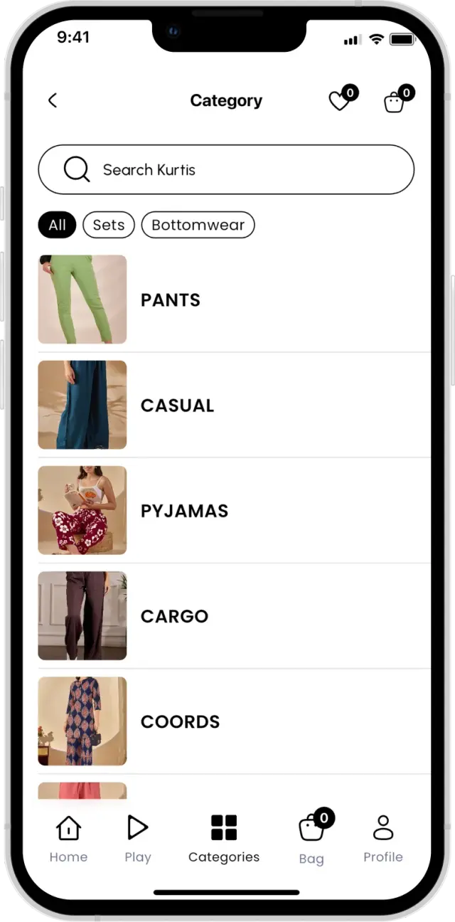 Elegant & Fashion-Focused UI Design design 2