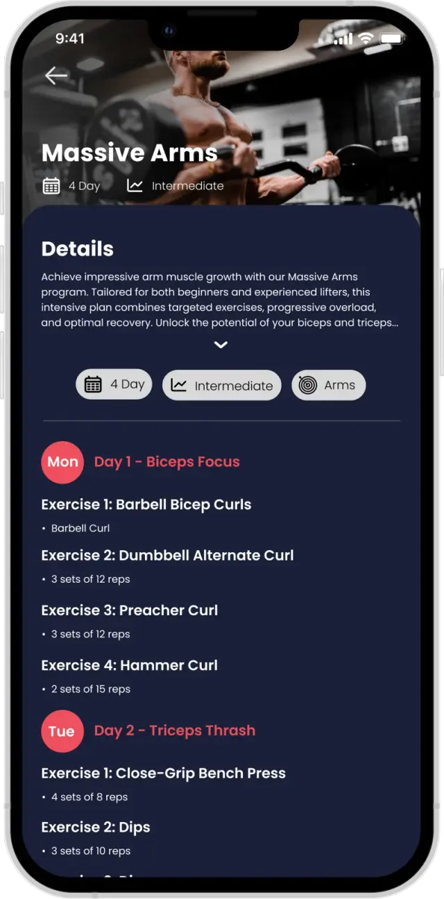 Built for Gym Workouts & Home Training design 2