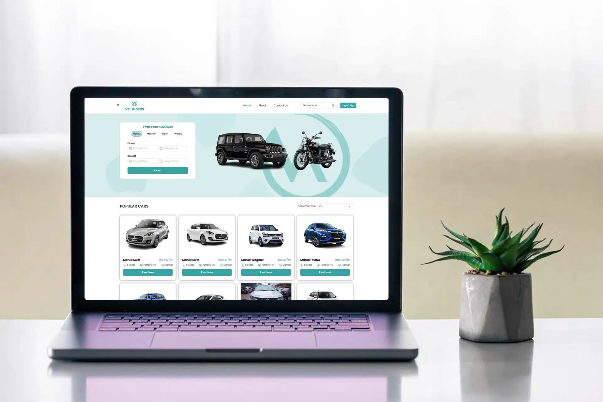 Vel Riders: On-Demand Bike & Car Rental at Your Fingertips